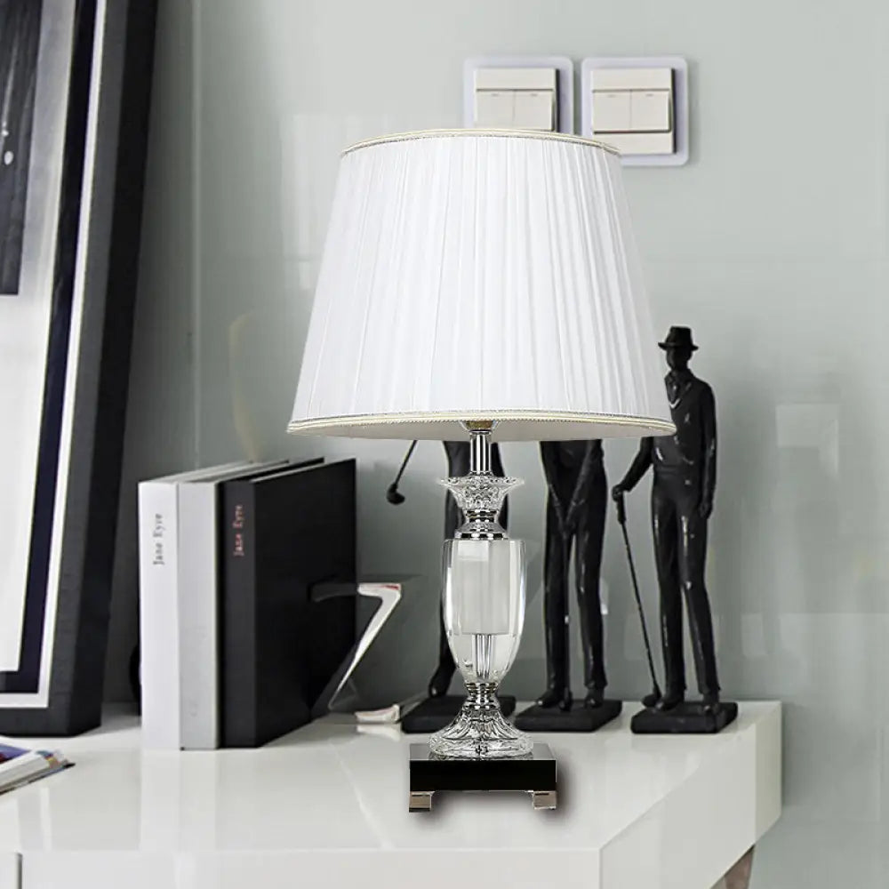rustic farmhouse table lamps for cozy kitchensrustic farmhouse table lamps for cozy kitchensWhite Crystal Nightlight Table Lamp with Square Pedestal - Simplicity Barrel Design rustic farmhouse table lamps for cozy kitchensrustic farmhouse table lamps for cozy kitchensWhite Crystal Nightlight Table Lamp with Square Pedestal - Simplicity Barrel Design